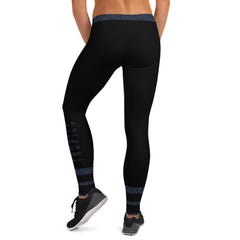 Charcoal leopard leggings