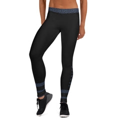 Charcoal leopard leggings