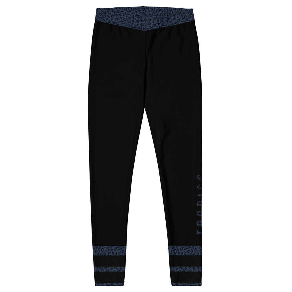Charcoal leopard leggings
