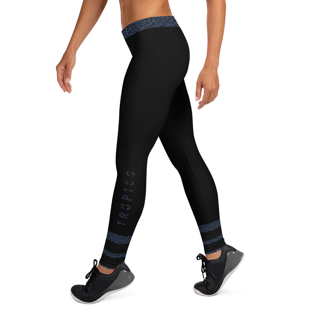 Charcoal leopard leggings
