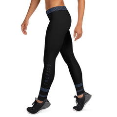 Charcoal leopard leggings