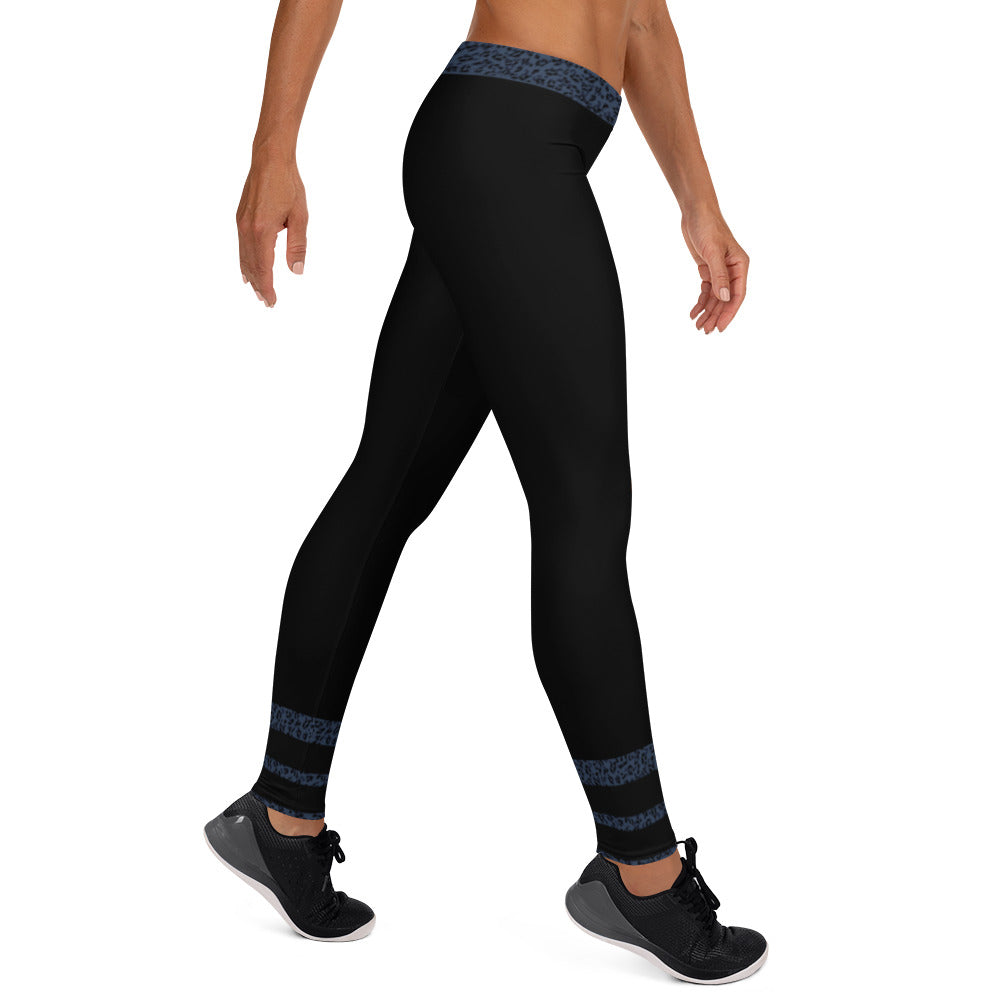 Charcoal leopard leggings